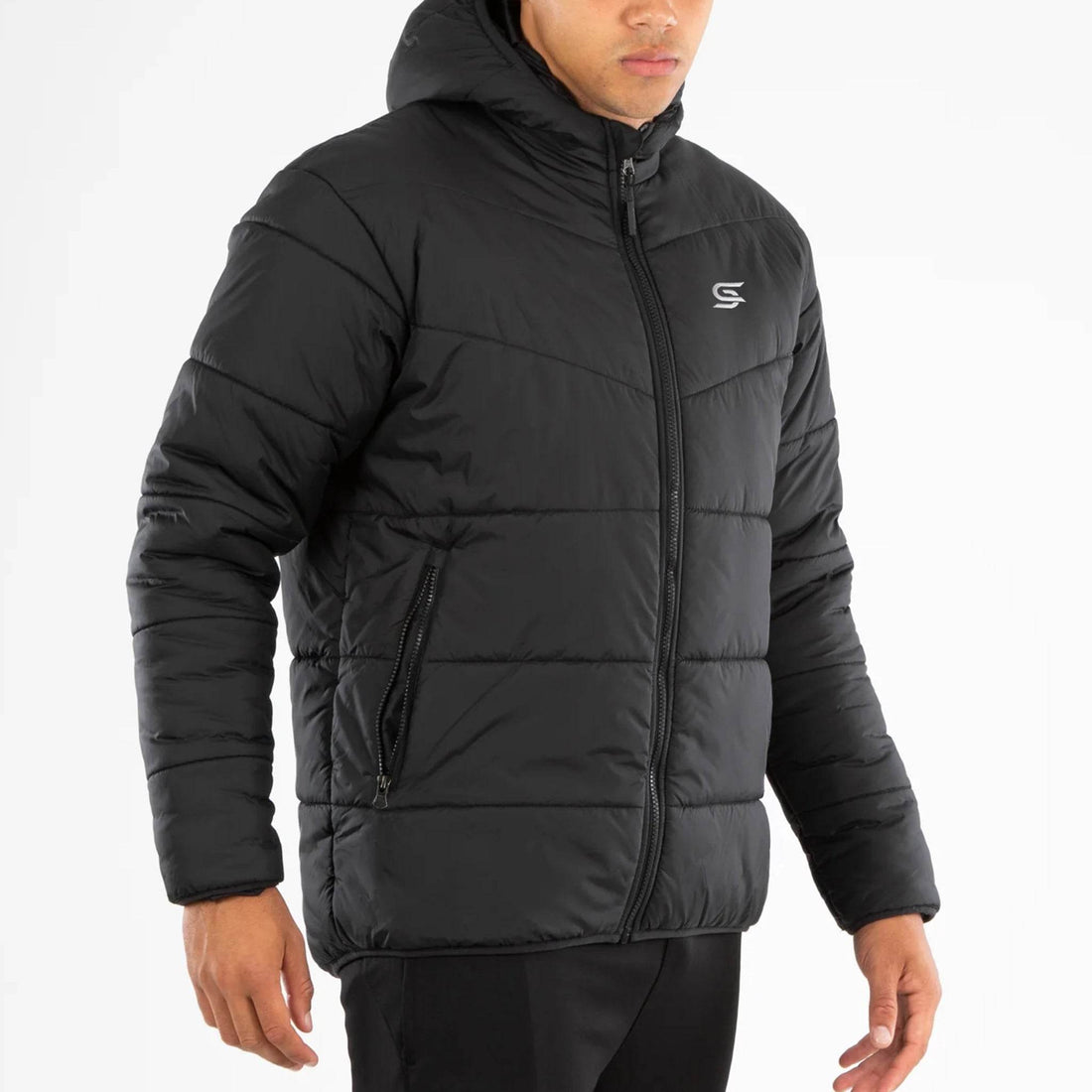 men in black leather jacket