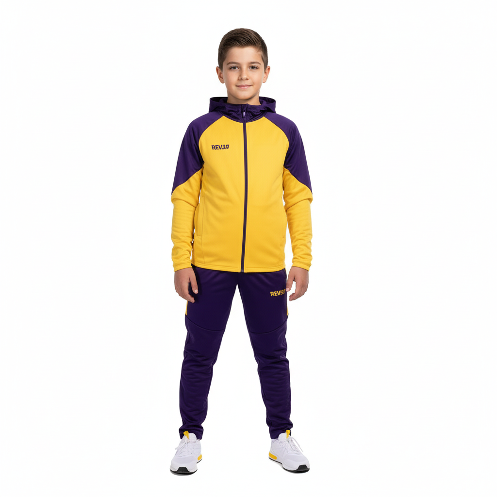 Sports Cartel Rever Tracksuit With Zipper Hood – Junior Activewear