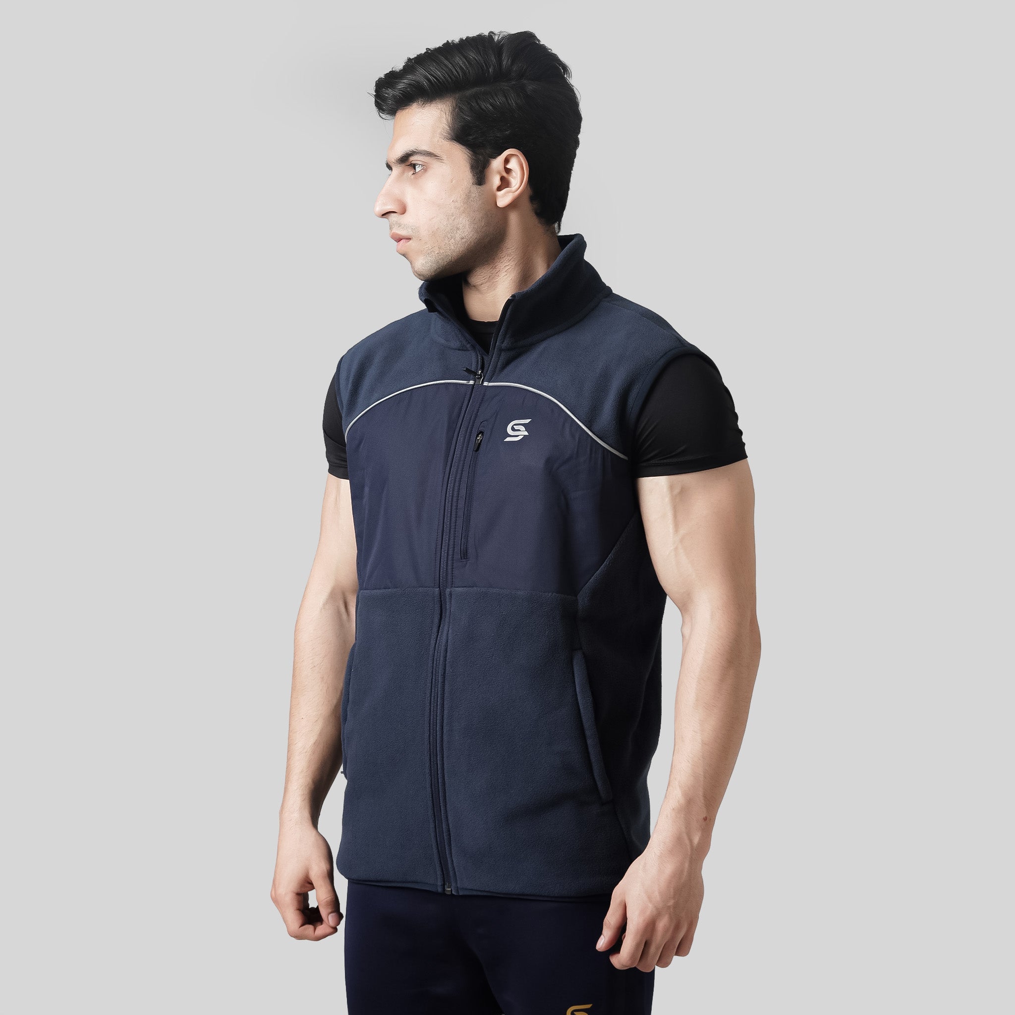 sleeveless jacket for men