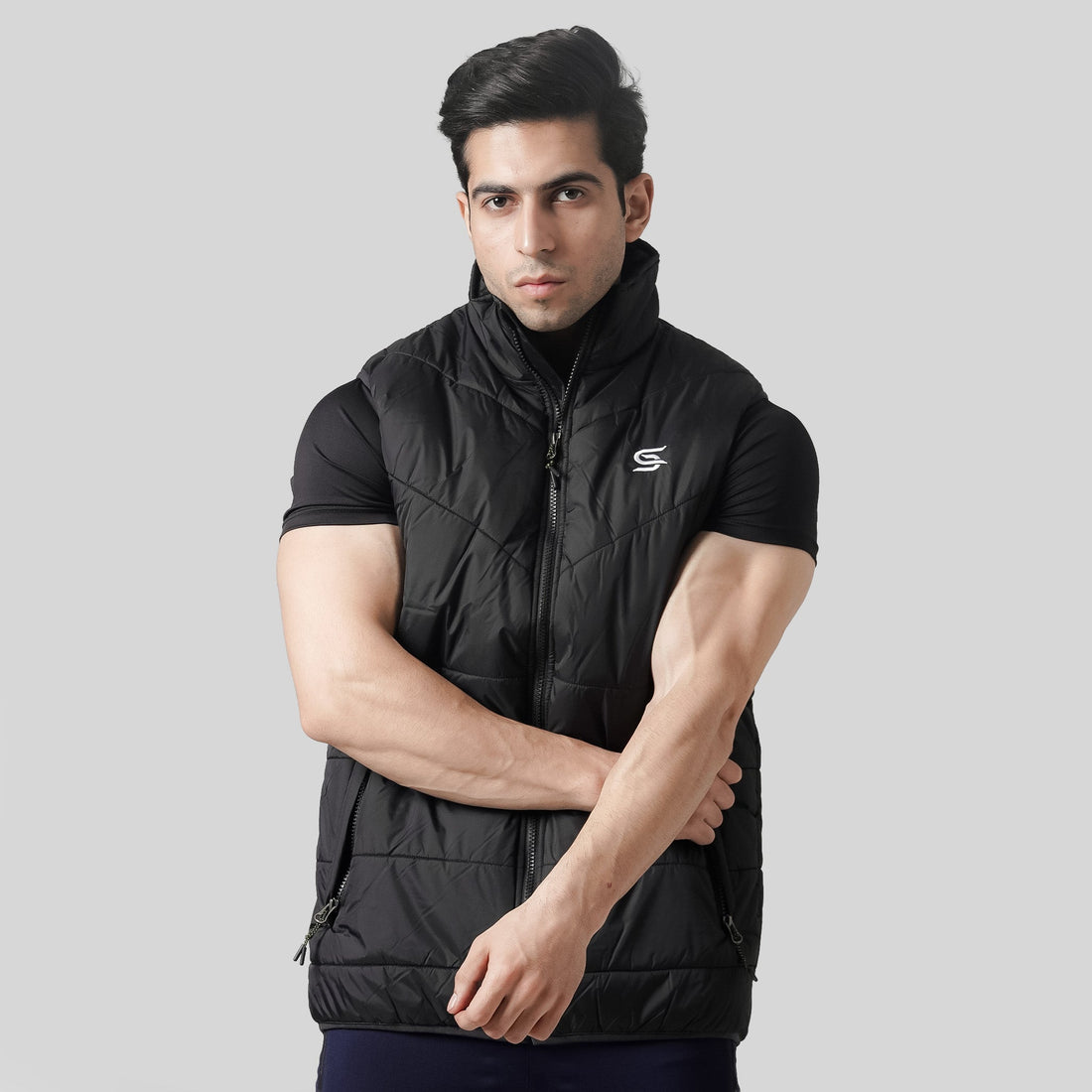 black puffer jacket mens
