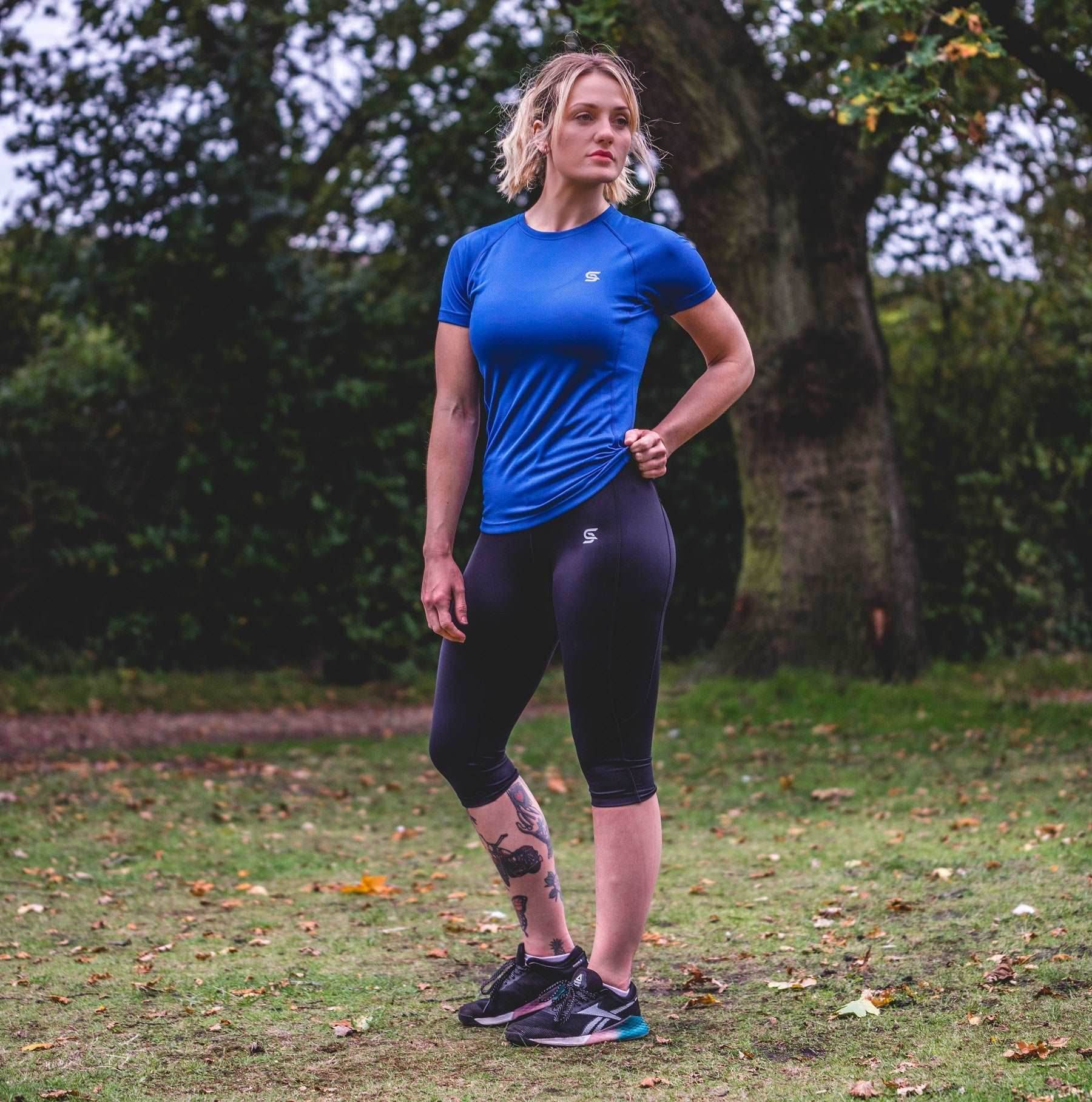 Women’s Active Knee Tights – Gym & Running Compression | Sports Cartel